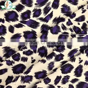 High Quality Sexy Leopart Design Mechanical Elastane Cotton Pajamas Fabric thumbnail-1