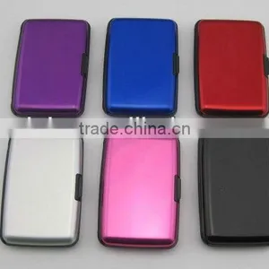 Waterproof Business ID Credit Card Wallet Holder Aluminum Metal Pocket Case Box thumbnail-1