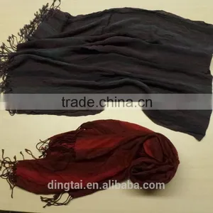 Super Scarf Manufacturers Yellow Striped Scarf Stripes Scarf thumbnail-1
