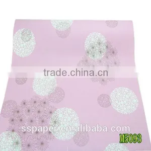 Dandelion Pink Self Adhesive Diy Kuching Wallpaper thumbnail-6