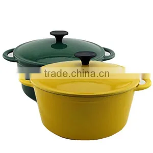 Cast Iron Enamel Pot thumbnail-1