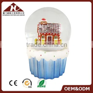 Xmas House Snow Globe Ornament for Kids thumbnail-1