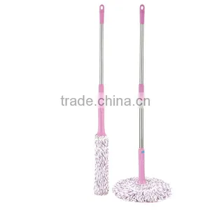 Twist Floor Mop Microfiber180g Iron or Stainless Steel Telescopic Handle thumbnail-1