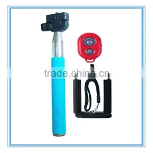 Handheld Monopod Colorful Legoo Selfie Monopod With Clip Holder Bluetooth Self-Timer Shutter Remote for IOS Android Smart Phones thumbnail-1