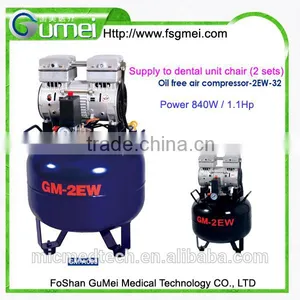 GuMei Dental Air Compressor Silent Oil Free Air Compressor Silent And Oil Free Air Compressor Low Noise Oil Free Portable Oill thumbnail-1