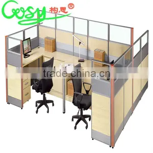 Modular Office Furniture Office Aluminium Parttion Desk thumbnail-1