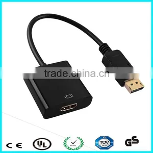 Black 20pin Displayport Male to Hdmi Female Adapter thumbnail-2