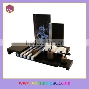 Antique Wooden Vertical Watches Display /Customized Watch Display Stand Case Design thumbnail-1
