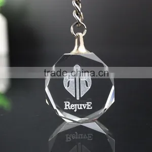 K9 Crystal Glass Keychain With Inner Laser Engraving Key Holders thumbnail-4