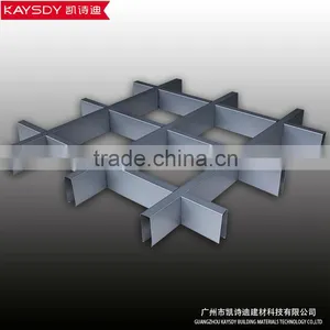 Modern Constuction Materials Open Metal Grid Aluminum Suspended Ceiling thumbnail-2