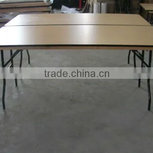 Rectangle Wooden Banquet Folding Table Wholesale thumbnail-5