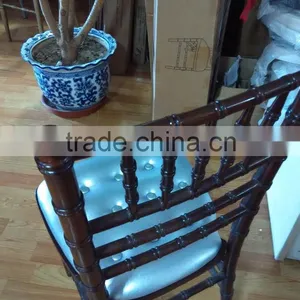 Hot Sale Grey pu Leather Hotel Dining Chair,chiavari Banquet Chair thumbnail-2
