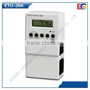 USA 7 Day Double Plug With Program Timer thumbnail-1