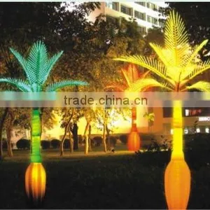 2013 Hot Street Decoration Yellow Led Coconut Palm Tree Light thumbnail-1