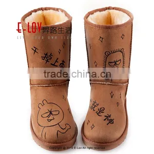 2015 Hot Sales High Quality and Cheap Shoes Womens Shoes Fur Winter thumbnail-1