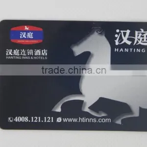 PVC Sheet for Vip Discount Card With Hole Punch/silver Stamping thumbnail-1