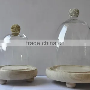 Cake Holder With Glass Cover thumbnail-1