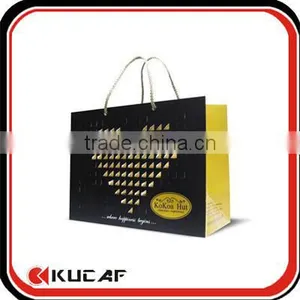 Gold Foil Logo Printable Paper Bag Paper Packing Bag thumbnail-1