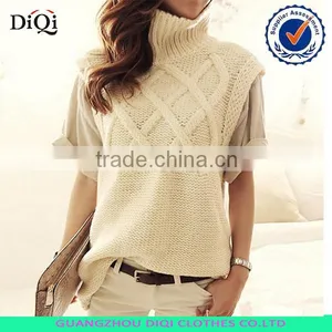 Women's Long Knit Sweaters Pullovers Female Vest Woman Sleeveless Sweater thumbnail-1