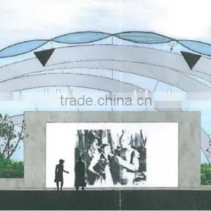 Air-supported ETFE Cushion Roof System for Tunnel Exist Canopy and ETFE Pillow thumbnail-4