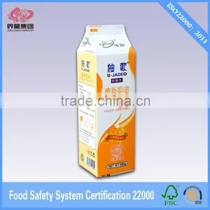 Three Layer 1000ml Non-dairy Topping Cream Gable Top Carton thumbnail-2