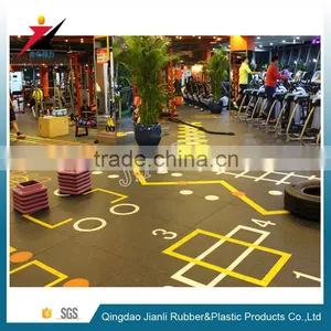 Crossfit Workout Gym Rubber Flooring Manufacturer thumbnail-4