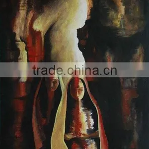 p Two Women Entering Haveli Painting thumbnail-1