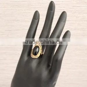 Hot Sale Gold Plated Rings Cheap , Rhinestone Rings Fashion Jewelry thumbnail-4
