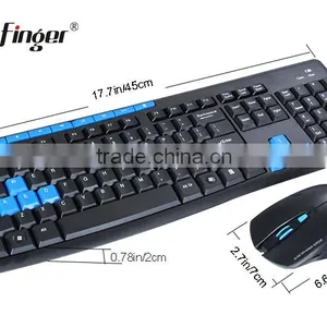 Shenzhen Factory Dual Multimedia 2.4G Wireless Keyboard and Mouse thumbnail-4