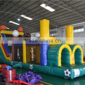 SUNJOY 2016 New Designed Inflatables Obstacle, Commercial Inflatable Obstacle Course, Obstacle Games for Sale thumbnail-3