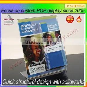 Custom Countertop Acrylic Brochure Holder thumbnail-1