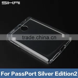 Clear Thin TPU PC Case for Blackberry Passport2 thumbnail-5