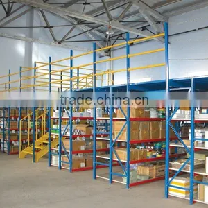 Warehouse Storage Mezzanine Shelving Platform thumbnail-1