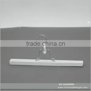 Wholesale Clamp Bottom Hanger Wooden Hair Hanger thumbnail-1