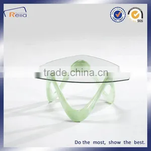 Modern Luxury Colorful Glass High Gloss Coffee Table,Coffee Table Furniture thumbnail-3