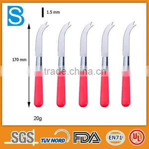 Different Colorful Plastic Handle Cheese Knife Set thumbnail-4