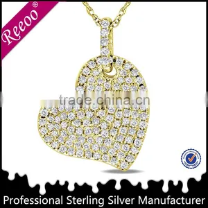 Sterling Silver Initial Gold Necklace thumbnail-1