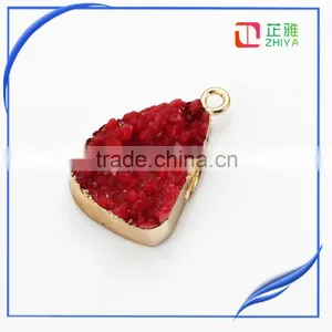 Sell Hot Agate Druzy Drusy Crack Agate Jewelry Pendant thumbnail-3