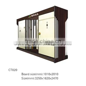 Ceramic Tiles Metal Frame Flooring Display/wall Tiles Metal Frame Display /display Stands for Tiles in Trade Show CT020 thumbnail-1