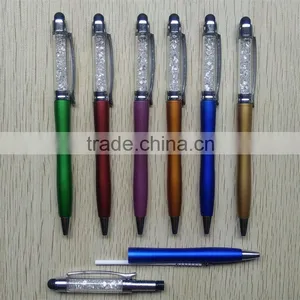Trending Hot Products 2016 Soft Black Stylus on the Top Slim Crystal Stylus Pen thumbnail-3