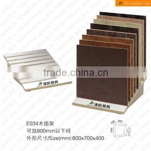 E034 Wood Floor Tile Wooden Towel Racks thumbnail-1