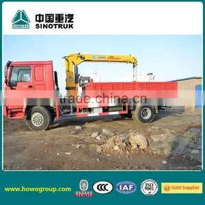 SINOTRUK HOWO 4X2 Crane Truck 266Hp for Sale Truck Crane thumbnail-1