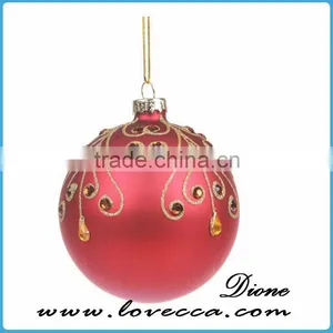 Christmas Glass Inside Painting Ball Xmas Ball thumbnail-1