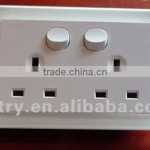 UK Standard Wall Switch and Socket Outlet thumbnail-1