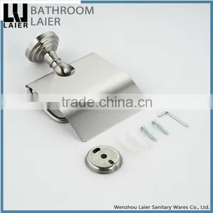 No.13133 Hot Sale Modern Bathroom Stainless Steel Brush Nicked Wall-Mounted Bathroom Accessories Paper Roll Holder thumbnail-6