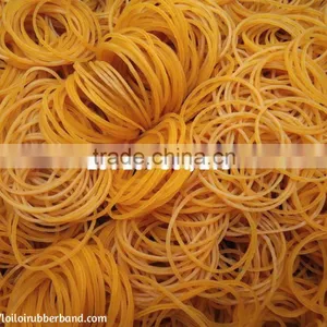 4cm Brown Natural Elastic Rubber Band / Promotional Customized Latex Rubber Band for Packaging and Vegetable thumbnail-2