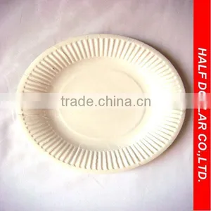 100% Compostable Paper Plates Made By Sugarcane Pulp thumbnail-1