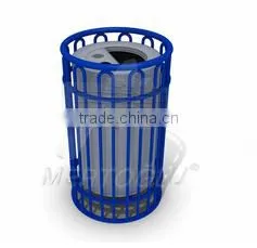 Metal Outdoor Litter Bin Mbk-116a thumbnail-1