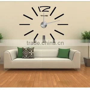 Different Types of Wall Clocks DIY 3D Wall Clock Home Decor Bell Cool Mirror Stickers Art Watch thumbnail-6