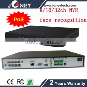 2016 Onvif 8ch/16ch/32ch Face Recognition Nvr Support Poe thumbnail-1